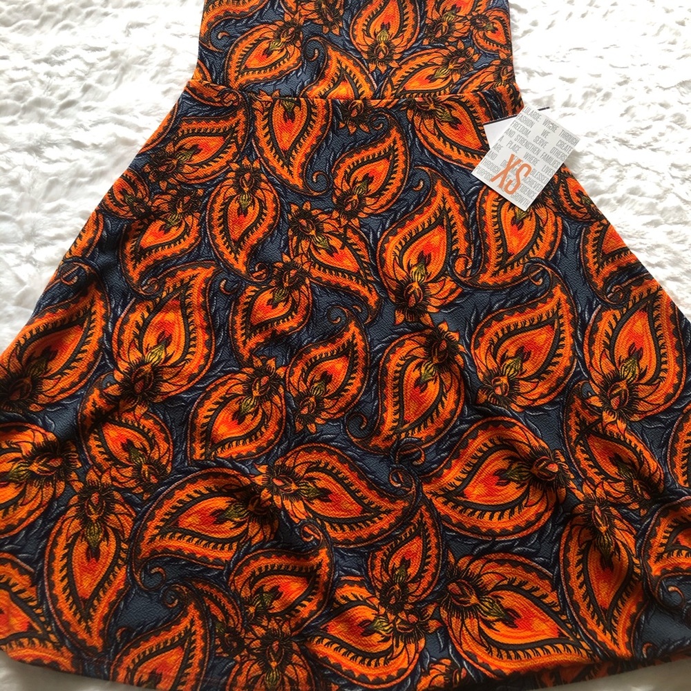 NWT Paisley LuLaRoe XS Azure